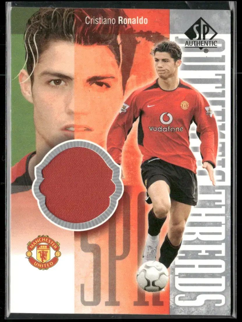 2004 Upper Deck SP Authentic Soccer Rookie Authentic Threads Cristiano Ronaldo
