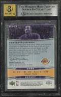 2004 Upper Deck UD Game Jersey Autograph Auto Kobe Bryant 8/25 BGS 7.5 Auto 10