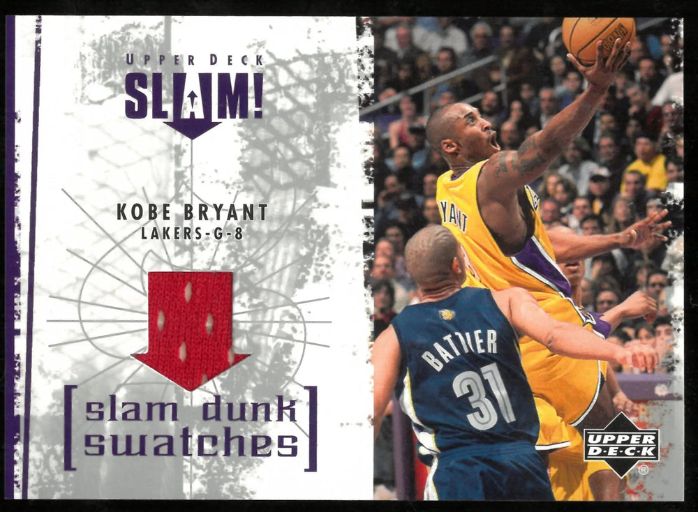 2005-06 Upper Deck Slam Dunk Swatches Patch Kobe Bryant