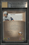 2005 Artifacts Auto Facts Copper Mike Bossy Autograph /75 BGS 8.5 Auto 10