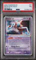 2005 Pokemon EX Deoxys Deoxys EX Holo 97/107 PSA 7