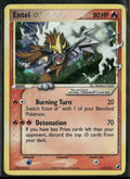 2005 Pokemon EX Unseen Forces Ultra Rare Entei Gold Star 113/115
