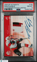 2005 UD SP Authentic Dion Phaneuf RC Future Watch Auto Patch Limited PSA 8 /100