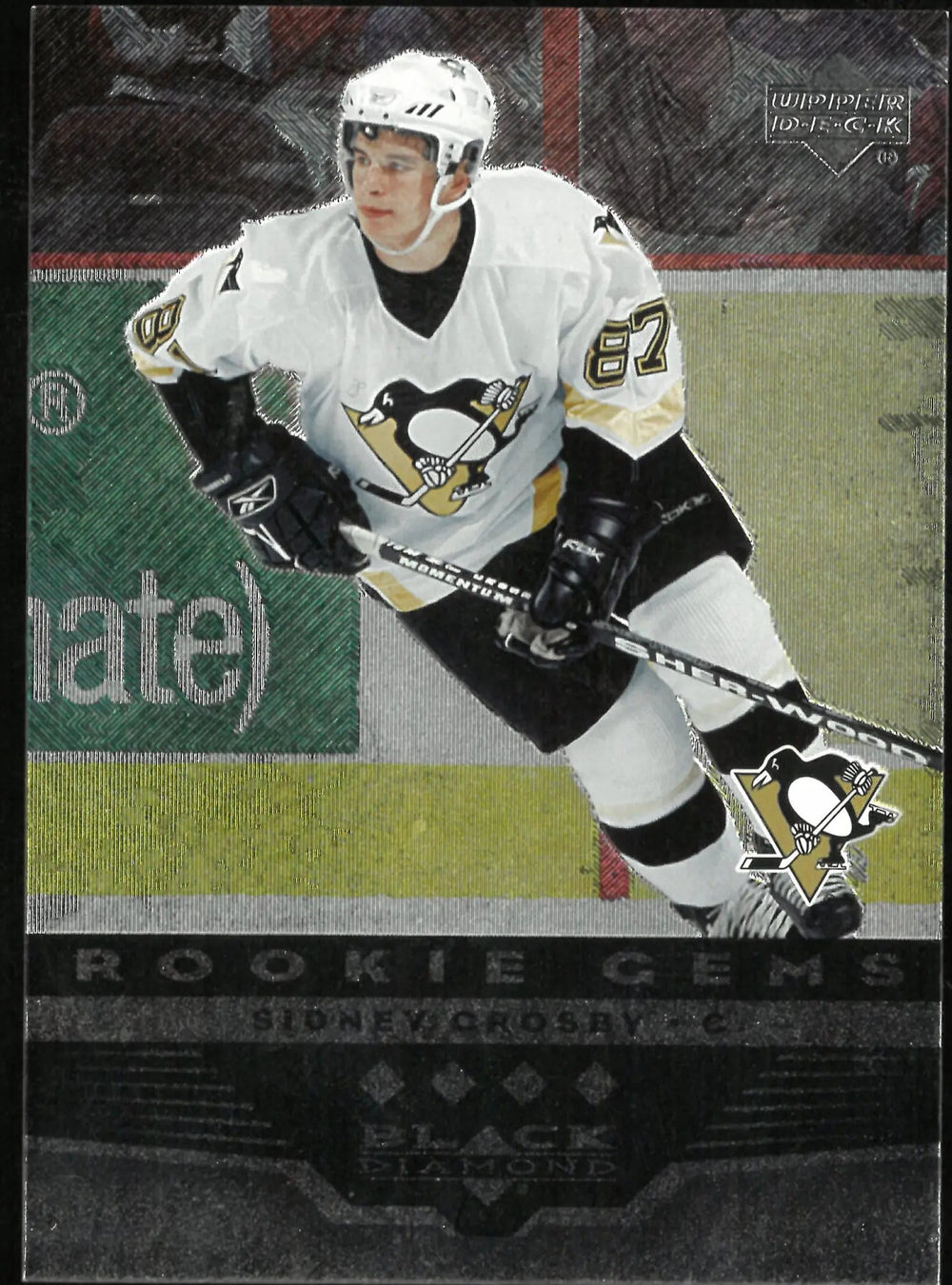 2005 Upper Deck Black Diamond Sidney Crosby Rookie Gems RC