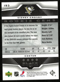 2005 Upper Deck Black Diamond Sidney Crosby Rookie Gems RC