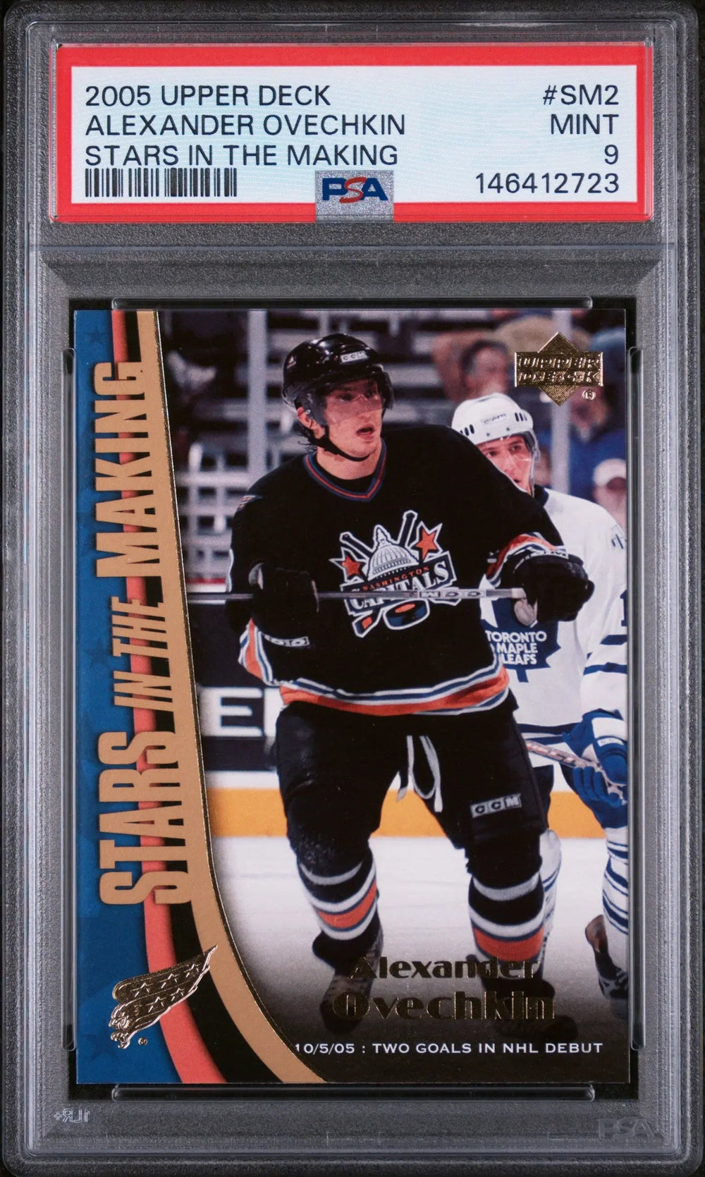 2005 Upper Deck Stars In The Making Alexander Ovechkin RC Rookie #SM2 PSA 9