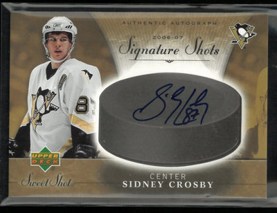 2006-07 Upper Deck Sweet Shot Signature Shots Sidney Crosby Autograph