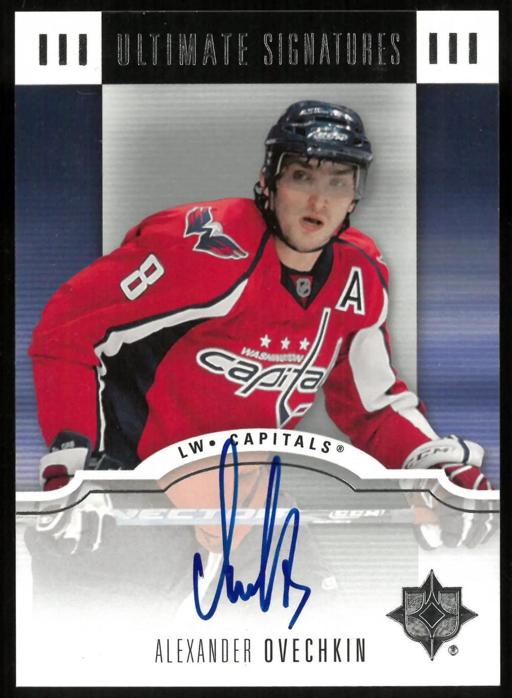 2007-08 UD Ultimate Col. Hockey Alexander Ovechkin Auto Autograph