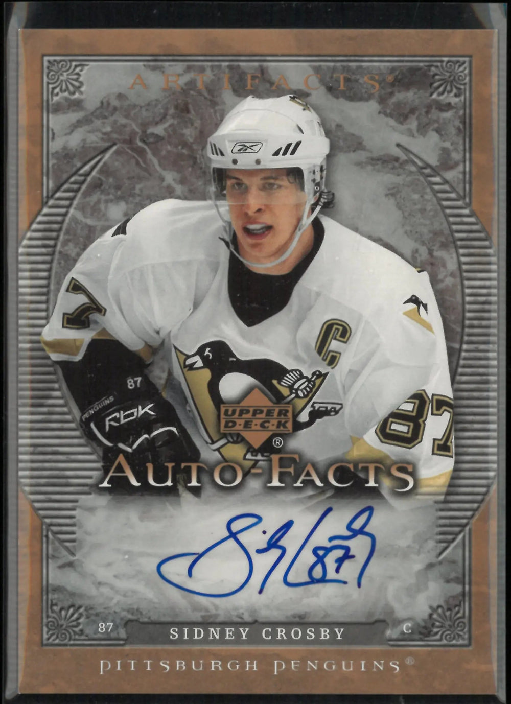 2007-08 Upper Deck Artifacts Auto-Facts Sidney Crosby Auto