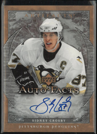 2007-08 Upper Deck Artifacts Auto-Facts Sidney Crosby Auto