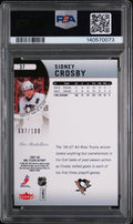 2007 Fleer Ultra Sidney Crosby Ice Medallion /100 PSA 8