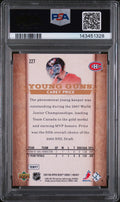 2007 Upper Deck Series 1 Young Guns Rookie Carey Price RC PSA 9