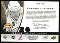 2008-09 Upper Deck The Cup Patch Auto Thomas Vanek /26