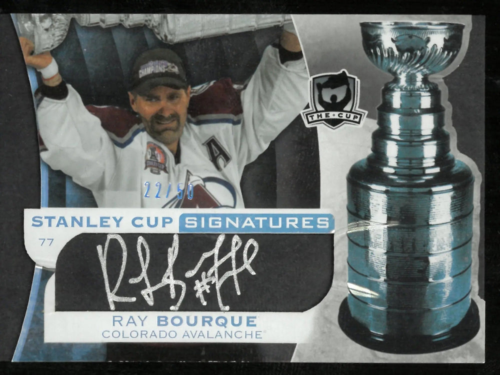 2008-09 Upper Deck The Cup Stanley Cup Signatures Auto Ray Bourque /50