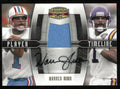 2008 Donruss Playoff Gridiron Gear Player Timeline Patch Warren Moon /10