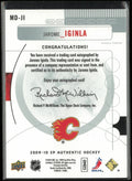 2009-10 Upper Deck SP Authentic Marks of Distinction Jarome Iginla Auto /25