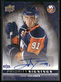 2009 Upper Deck Canadian Fall Expo Rookie Priority Signings John Tavares /25