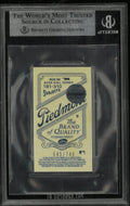2009 eTopps T206 Tribute Honus Wagner /749 BGS 9