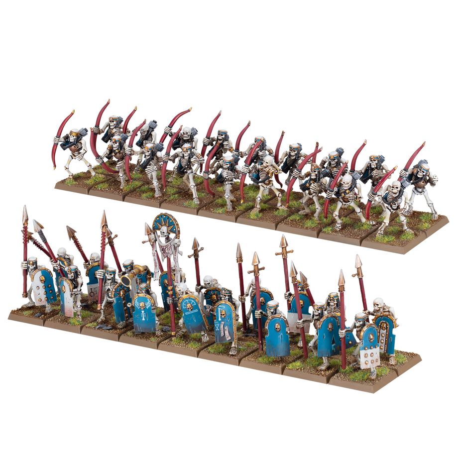 Warhammer The Old World Tomb Kings of Khemri Skeleton Warriors/Archers