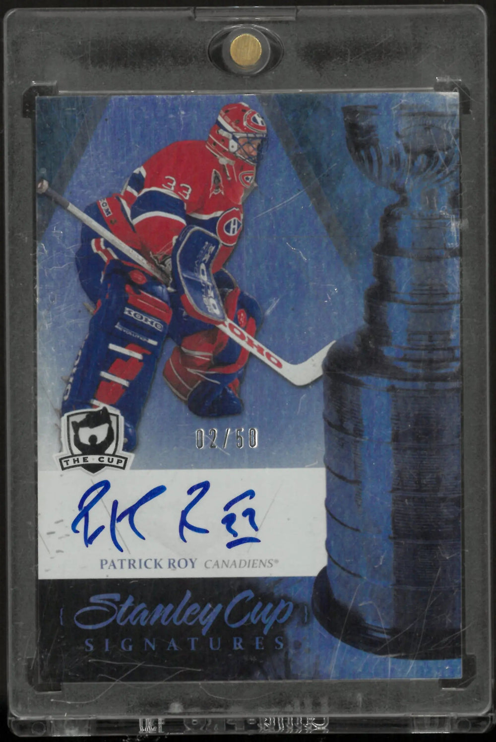 2010-11 UD The Cup Stanley Cup Signatures Auto Patrick Roy Autograph /50