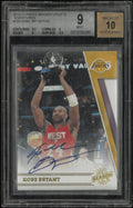 2010 Panini Season Update Signatures Auto Kobe Bryant /49 BGS 9 Auto 10
