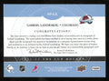 2011-12 Upper Deck The Cup Gabriel Landeskog Patch Auto Autograph