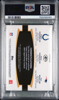 2011 Topps Prime Triple Combo Patch P.Mannning Rodgers Brady /388 PSA 10