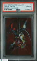 2012 Topps Star Wars Galaxy Series 7 Foil Cards Darth Vader #14 PSA 10