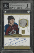 2013-14 Panini Dominion Gold Nathan MacKinnon RC Jersey Patch Auto BGS 9 /25