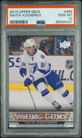 2013-14 Upper Deck Series Two Nikita Kucherov Young Guns RC Rookie #483 PSA 10