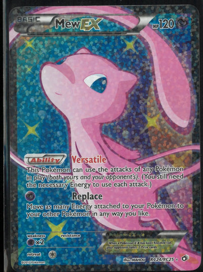 2013 Pokemon Legendary Treasures: Radiant Collections Ultra Rare Mew EX RC24/RC25 LP