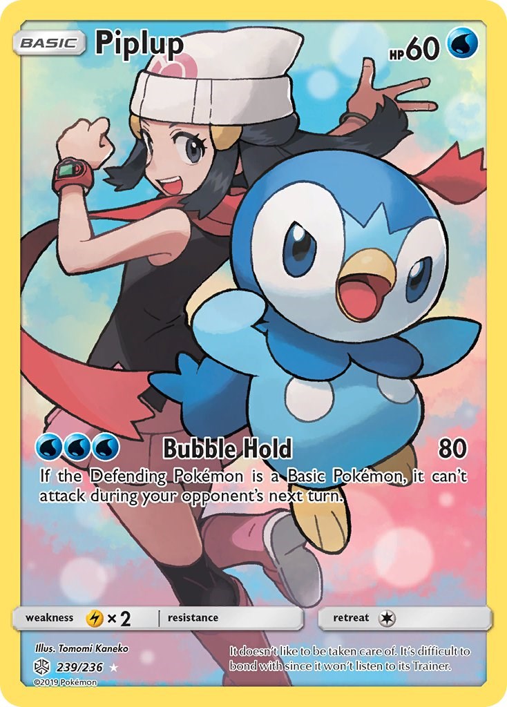 Piplup (Secret) - 239/236 - (SM - Cosmic Eclipse)