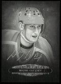 2014-15 Upper Deck Masterpieces Wayne Gretzky Black White Portraits Auto