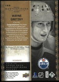 2014-15 Upper Deck Masterpieces Wayne Gretzky Black White Portraits Auto