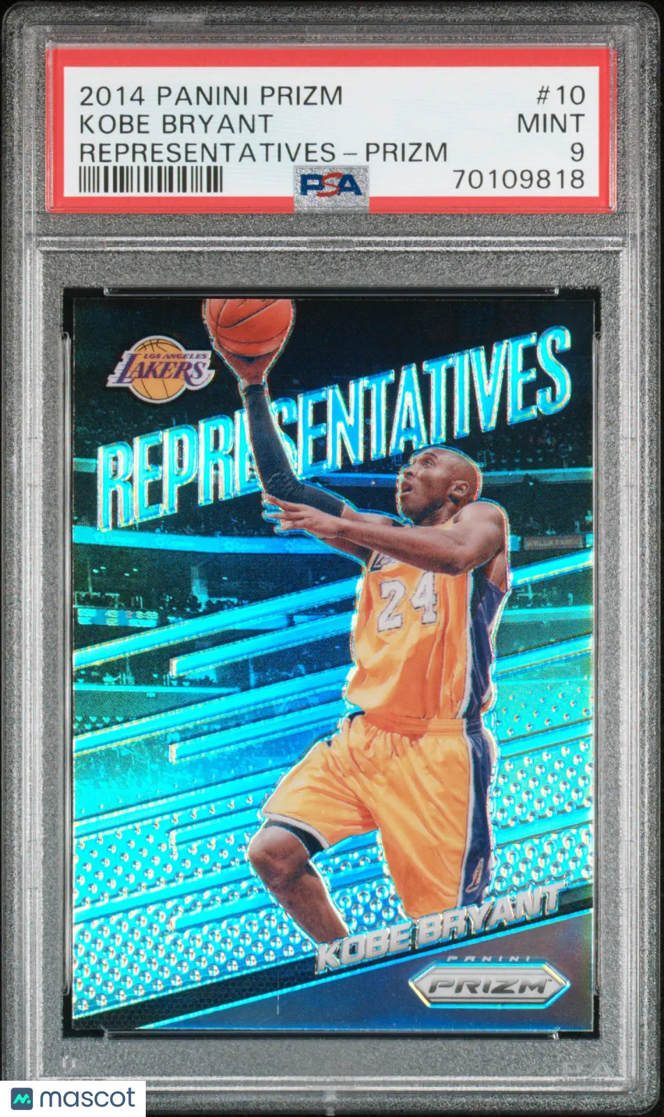 2014 Panini Prizm Representatives Kobe Bryant #10 PSA 9