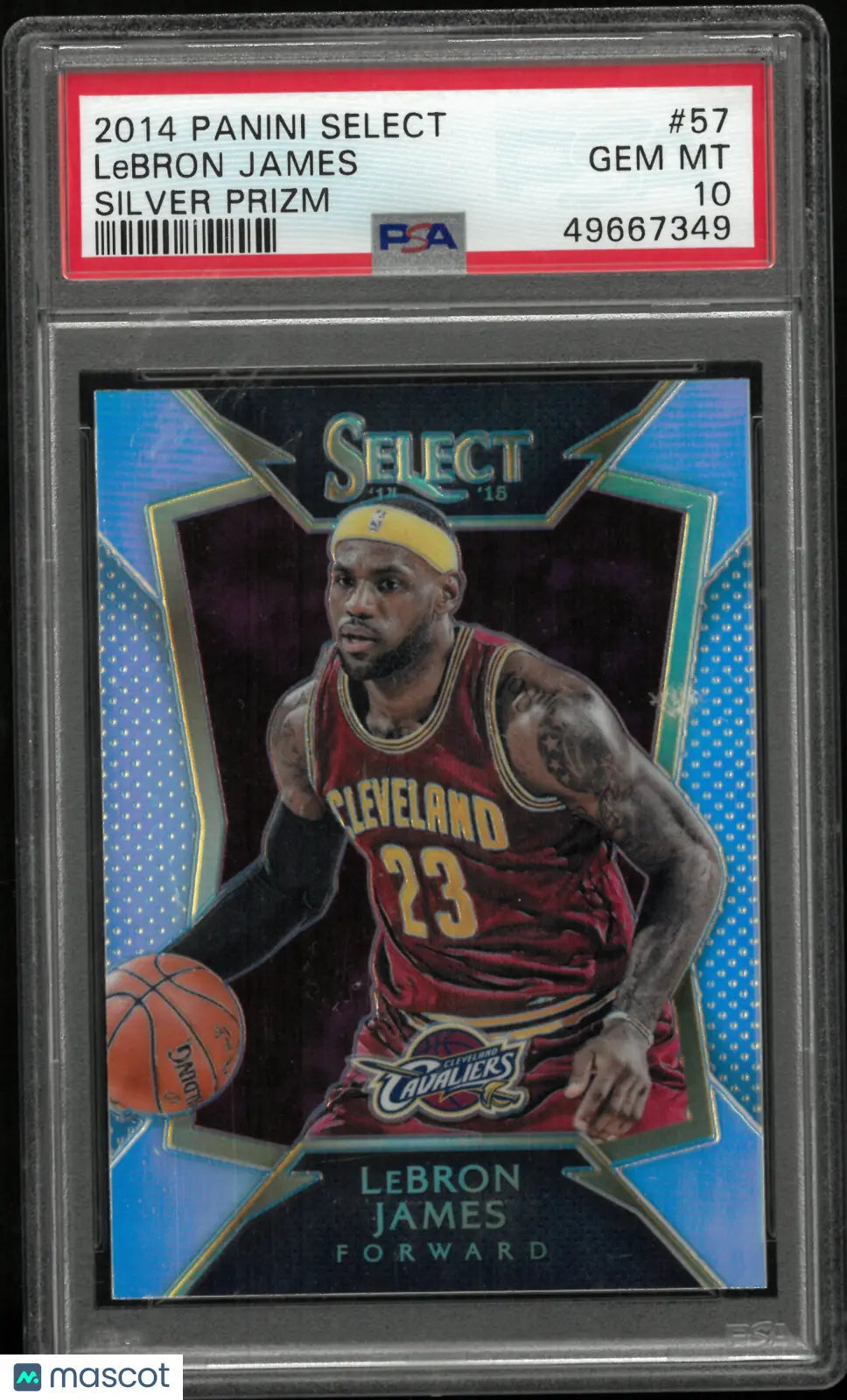 2014 Panini Select LeBron James Silver Prizm PSA 10