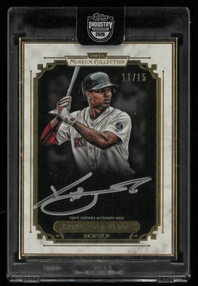 2014 Topps Museum Collection Masterpiece Autograph Xander Bogaerts Auto /15