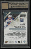 2014 UD Ultimate Collection Leon Draisaitl Rookie Autograph RC /99 BG 9.5