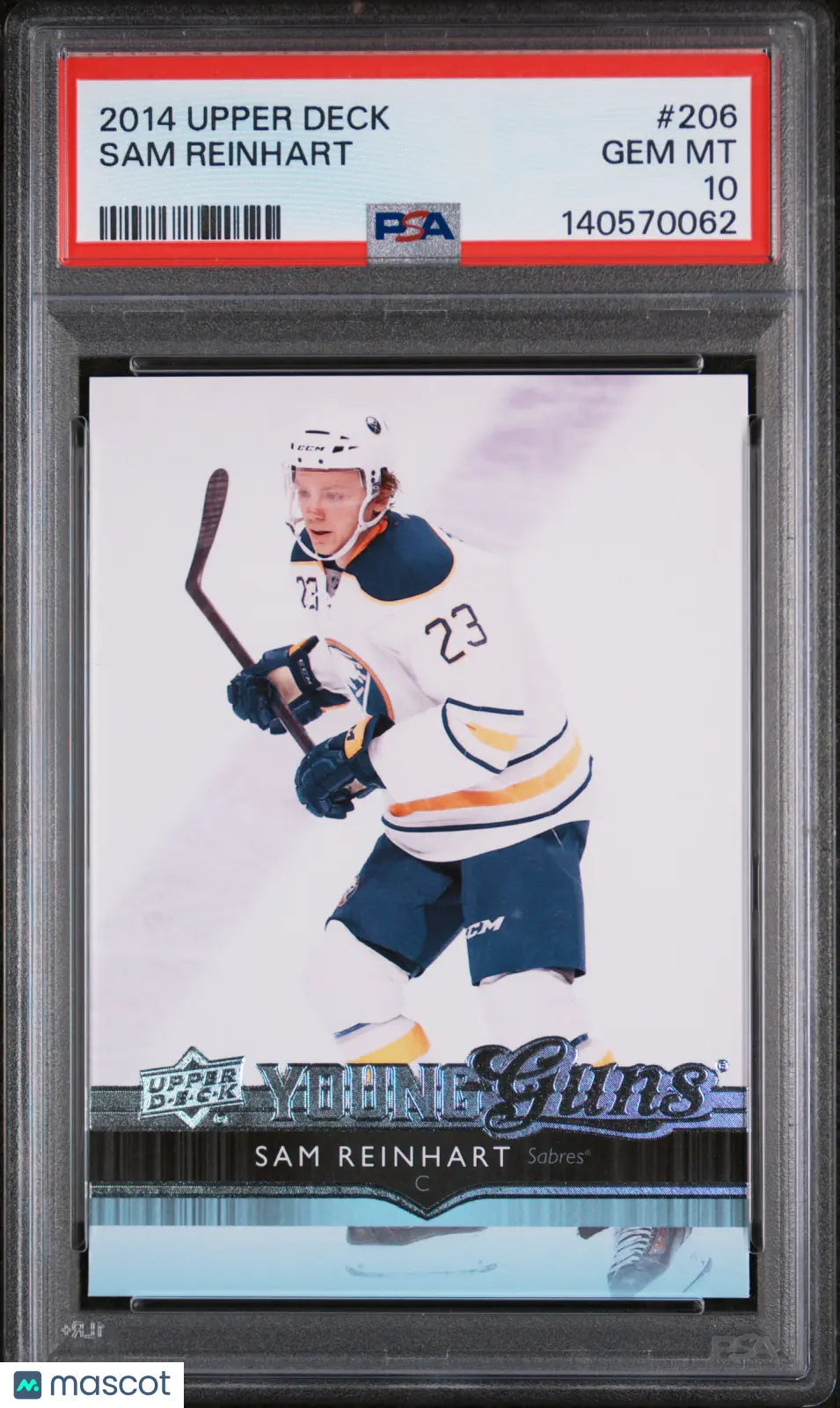 2014 Upper Deck Series 1 Young Guns Rookie Sam Reinhart RC PSA 10
