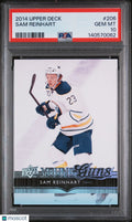 2014 Upper Deck Series 1 Young Guns Rookie Sam Reinhart RC PSA 10