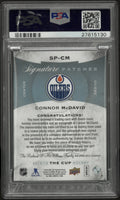 2015-16 UD The Cup Signature Patch Auto Autograph Connor McDavid RC PSA 9 /99