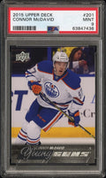 2015-16 Upper Deck Series One Connor McDavid Young Guns RC Rookie #201 PSA 9