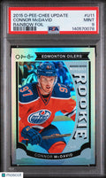 2015 O-Pee-Chee UpdateeMarquee Rookie Connor McDavid Rainbow Foil RC PSA 9
