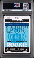 2015 O-Pee-Chee UpdateeMarquee Rookie Connor McDavid Rainbow Foil RC PSA 9