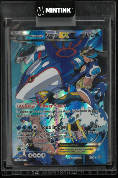 2015 Pokemon Double Crisis Ultra Rare Team Aqua's Kyogre EX 6/34