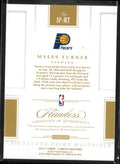 2016-17 Panini Flawless Basketball Patch AutographeMyles Turner /25 auto