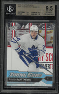 2016-17 Upper Deck Series One Auston Matthews Young Guns RC Rookie BGS 9.5