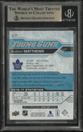 2016-17 Upper Deck Series One Auston Matthews Young Guns RC Rookie BGS 9.5