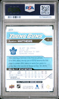 2016-17 Upper Deck Series One Auston Matthews Young Guns RC Rookie PSA 10