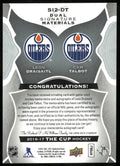2016-17 UD The Cup Dual Signature Patch Auto Draisaitl Talbot /35